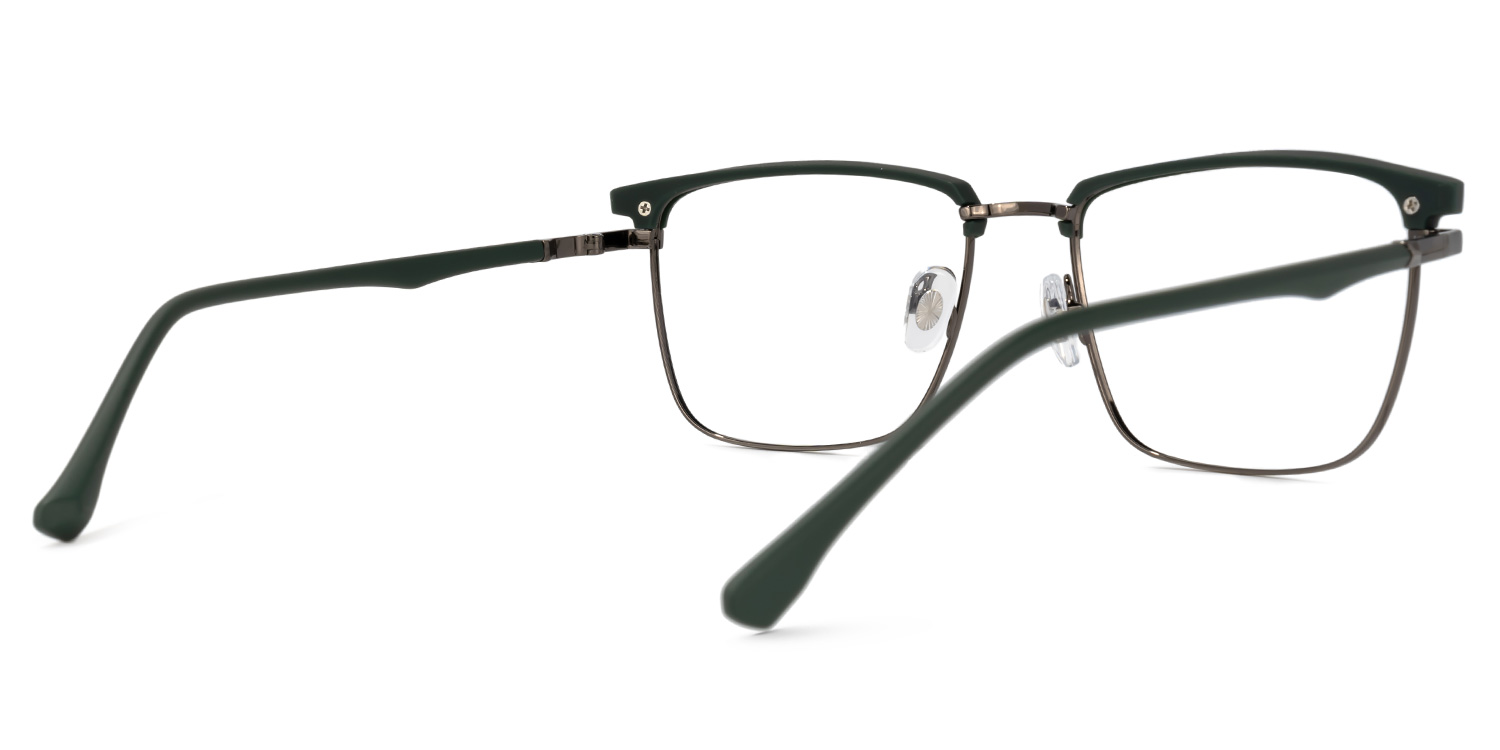 Kierriah Browline Dark-Green Glasses | ZEELOOL Canada3