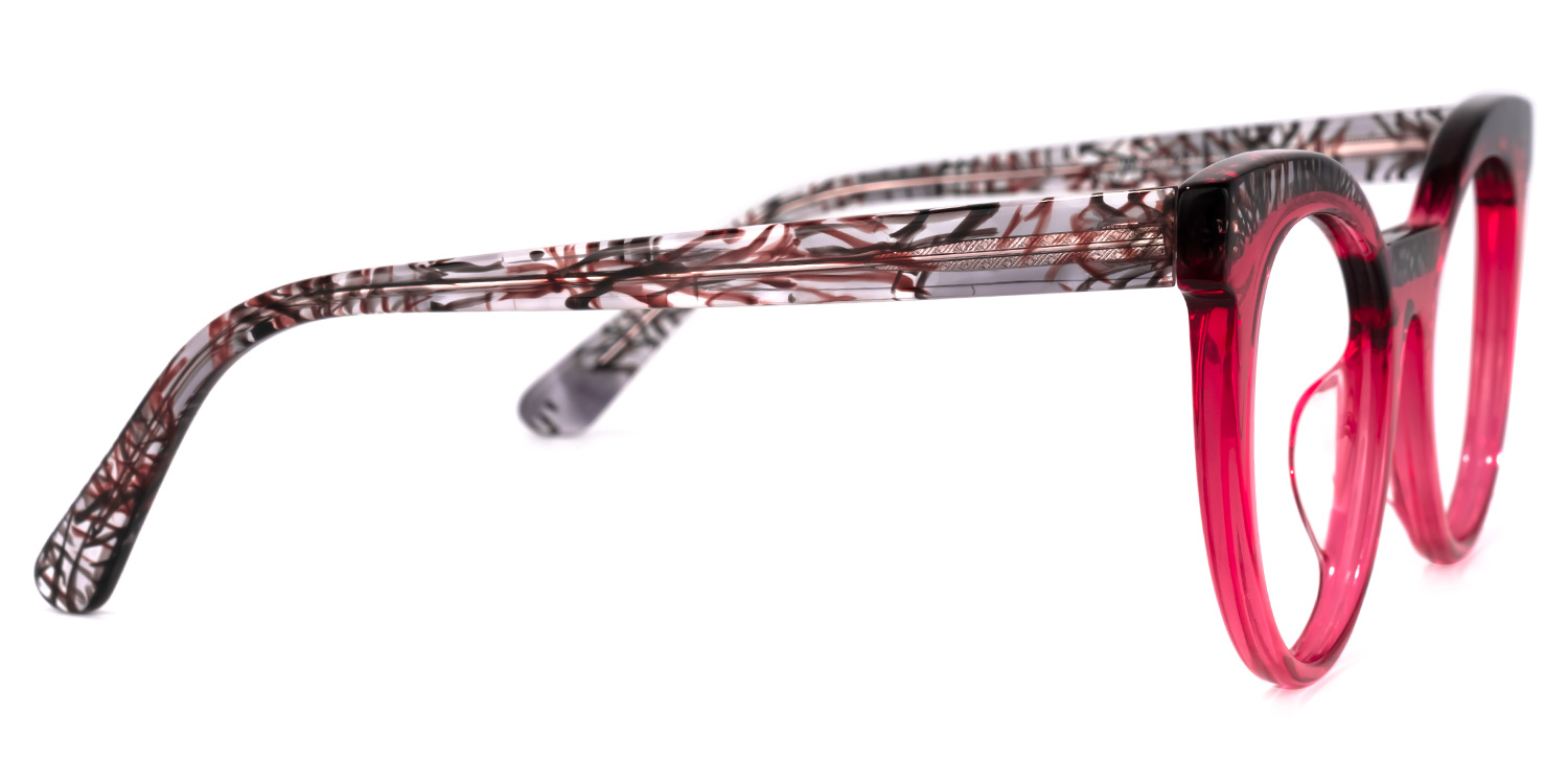 Lismary Cateye Pink Glasses | ZEELOOL Canada2