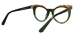 Lismary Cateye Green Glasses3