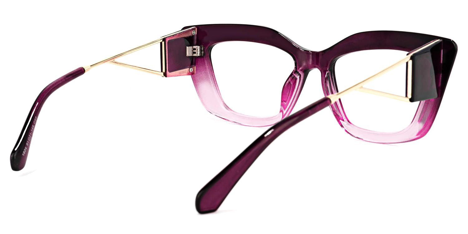 Ferrer Cateye Purple Glasses | ZEELOOL Canada3