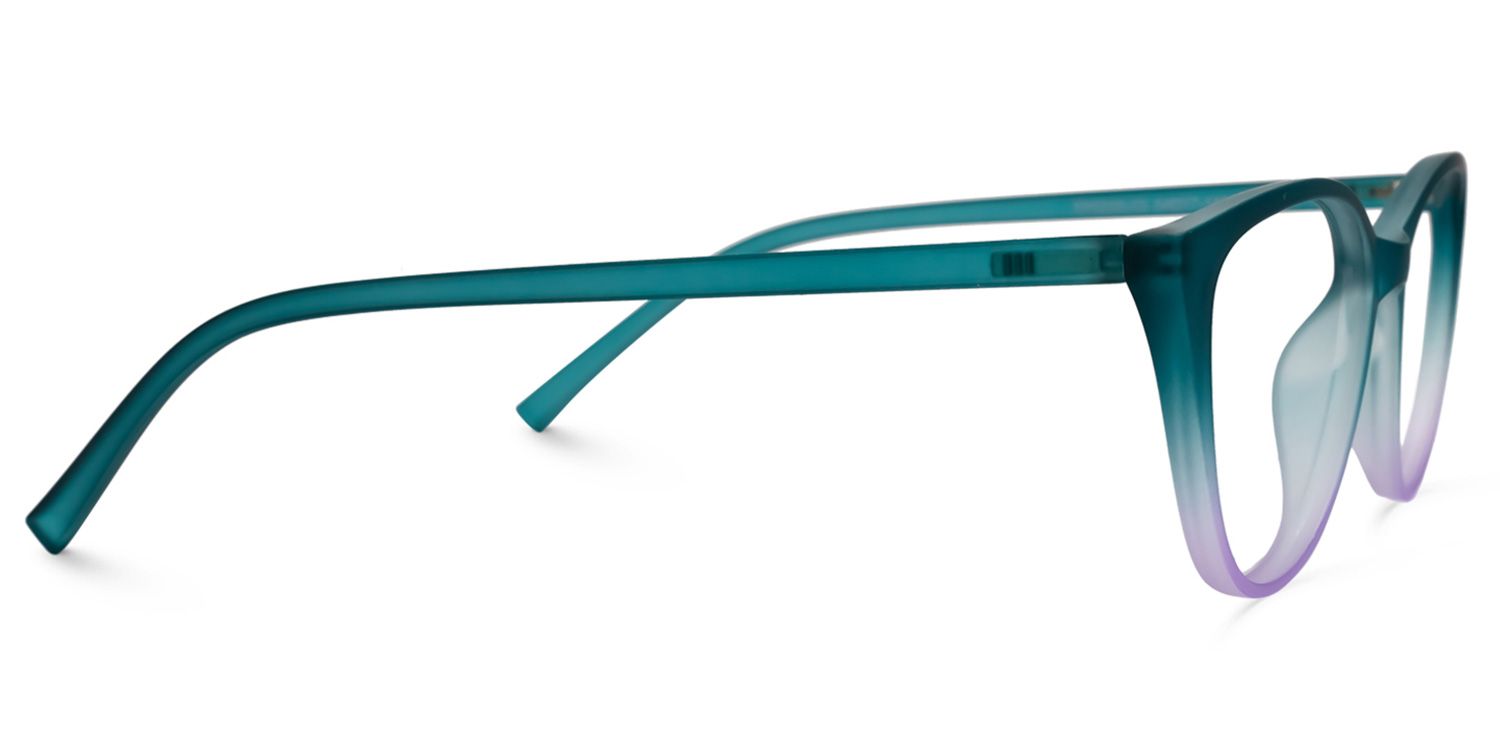 Lucy Cateye Green Glasses  | ZEELOOL Canada2