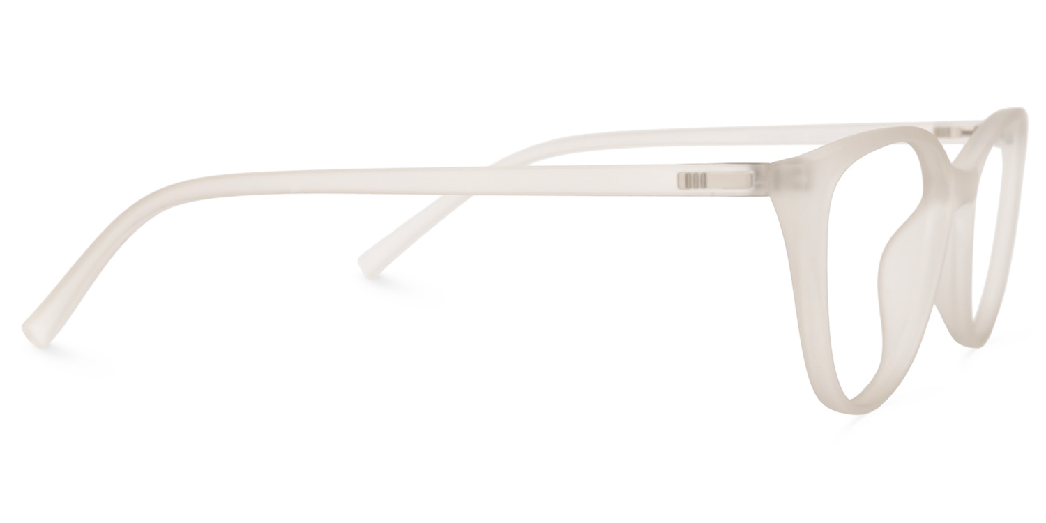 Lucy Cateye White Glasses  | ZEELOOL Canada2