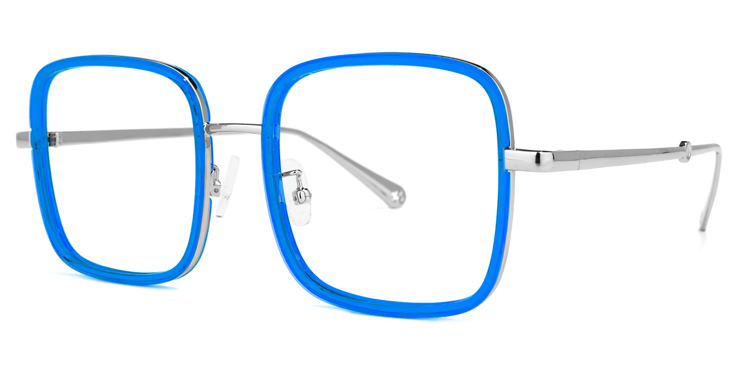 Ozzy Square Blue Glasses | ZEELOOL Canada1