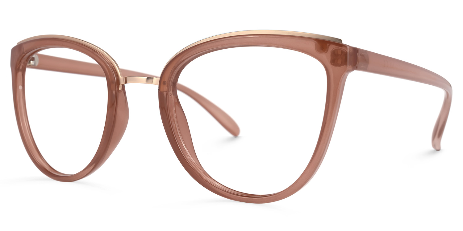 Keyshla Cateye Brown Glasses | ZEELOOL Canada1