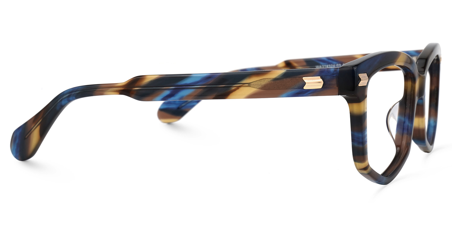 Geri Geometric Multicolor Glasses | ZEELOOL Canada2