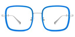 Ozzy Blue Square Glasses0