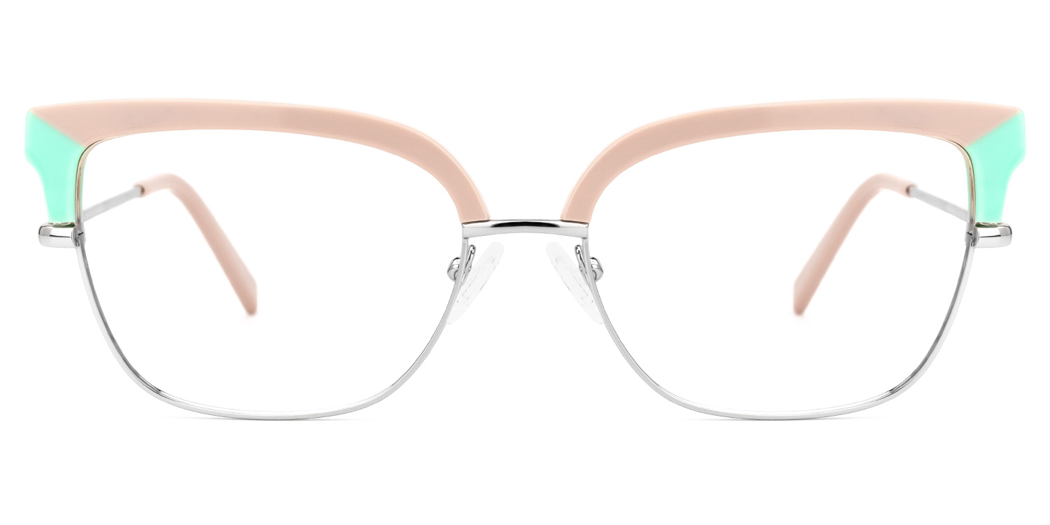Marcsa Browline Dusty-Pink Glasses0