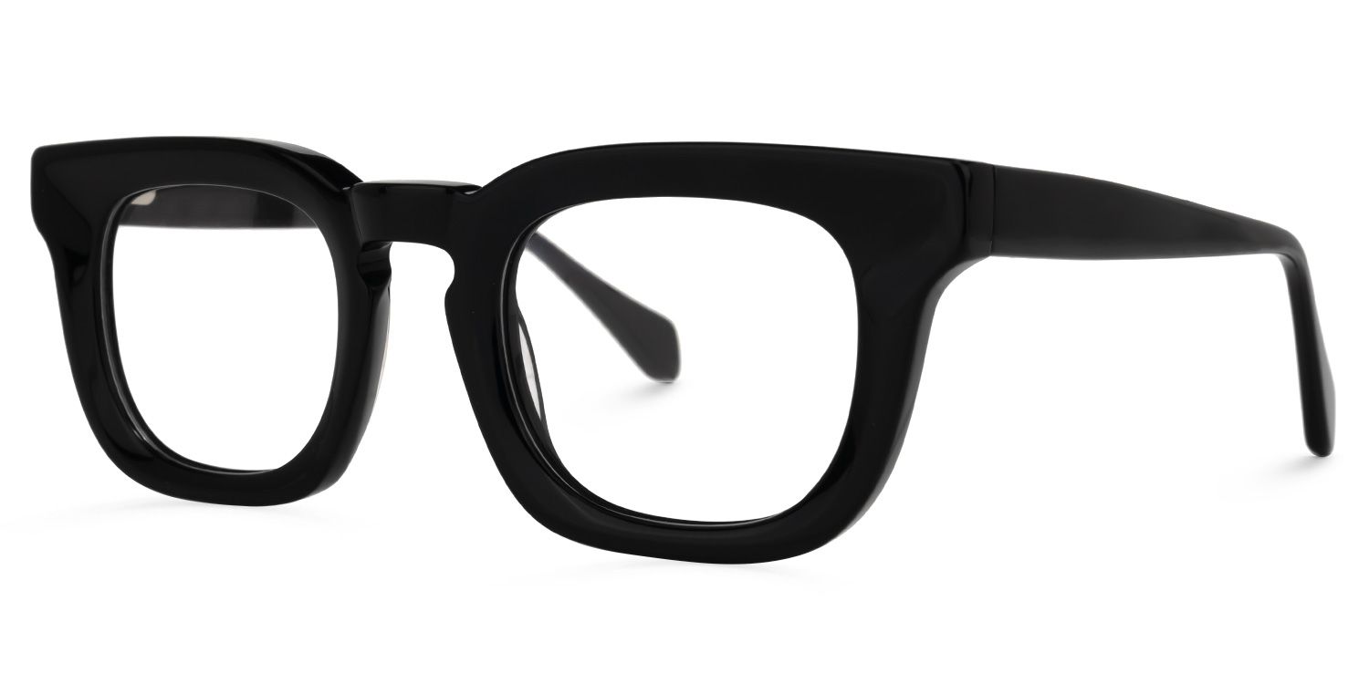 Tenika Square Black Glasses | ZEELOOL Canada1