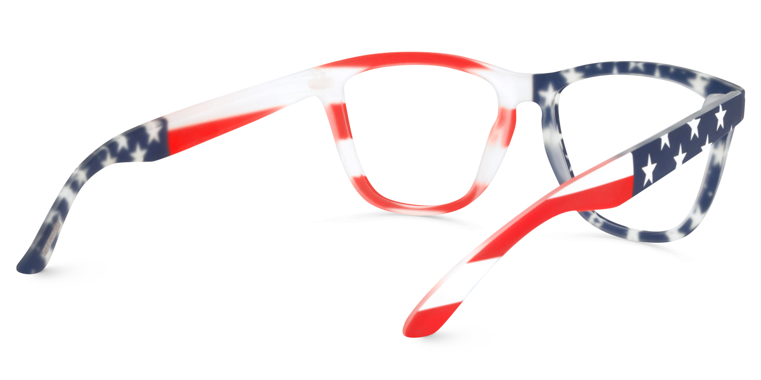 Pedro Square USA Flag Glasses | ZEELOOL Canada4