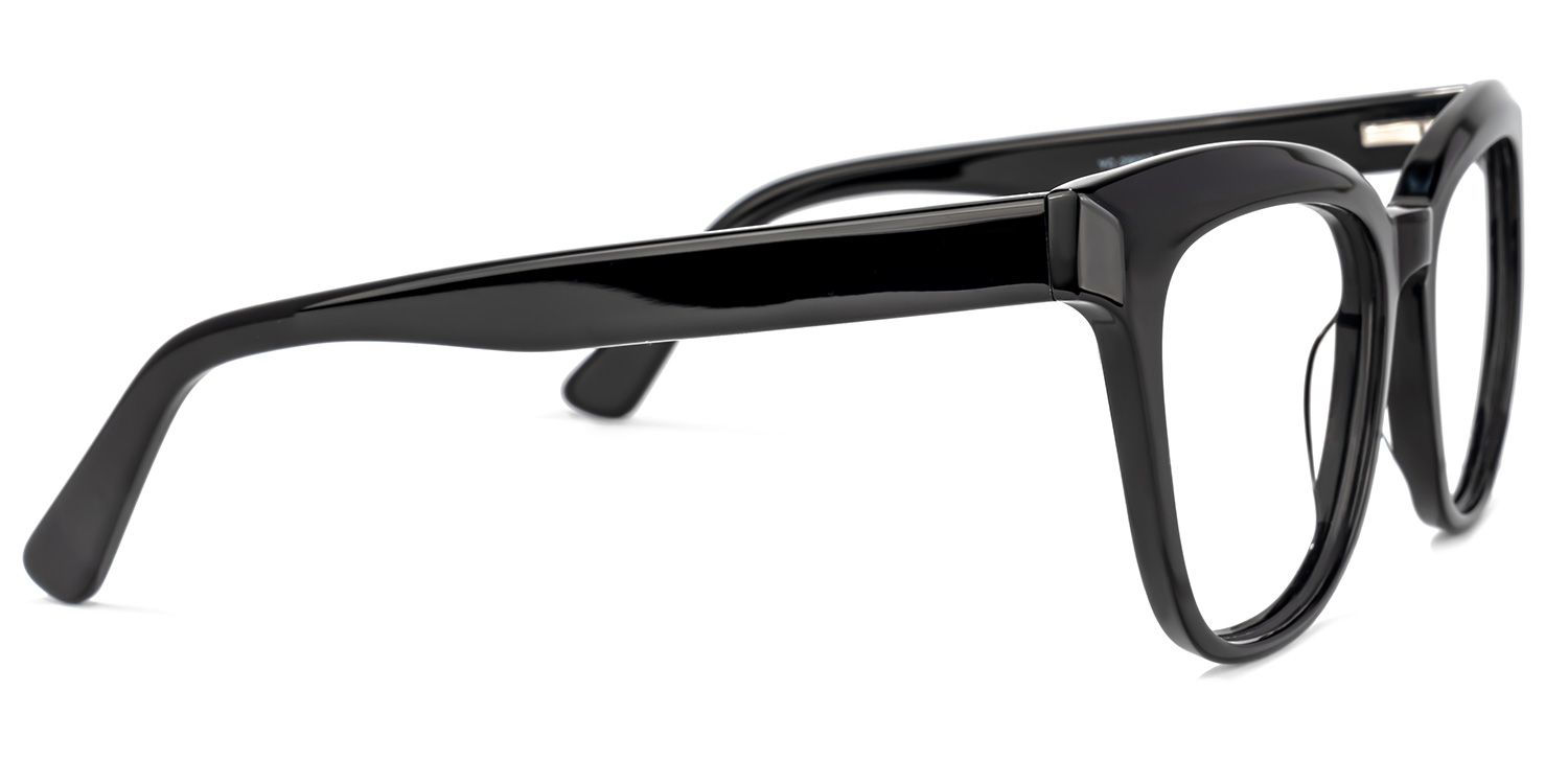 Payne Square Black Glasses | ZEELOOL Canada2