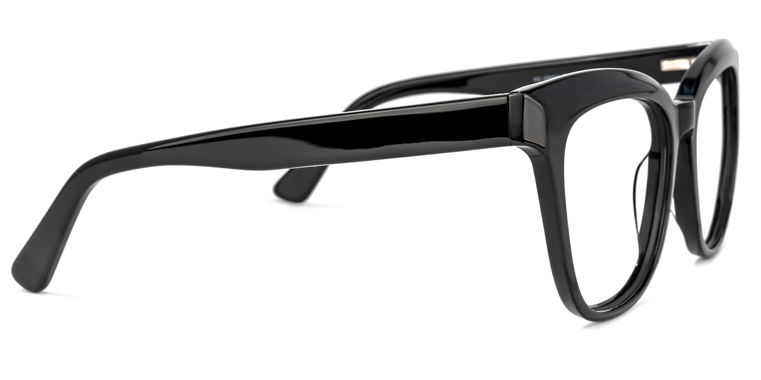 Payne Square Black Glasses | ZEELOOL Canada2