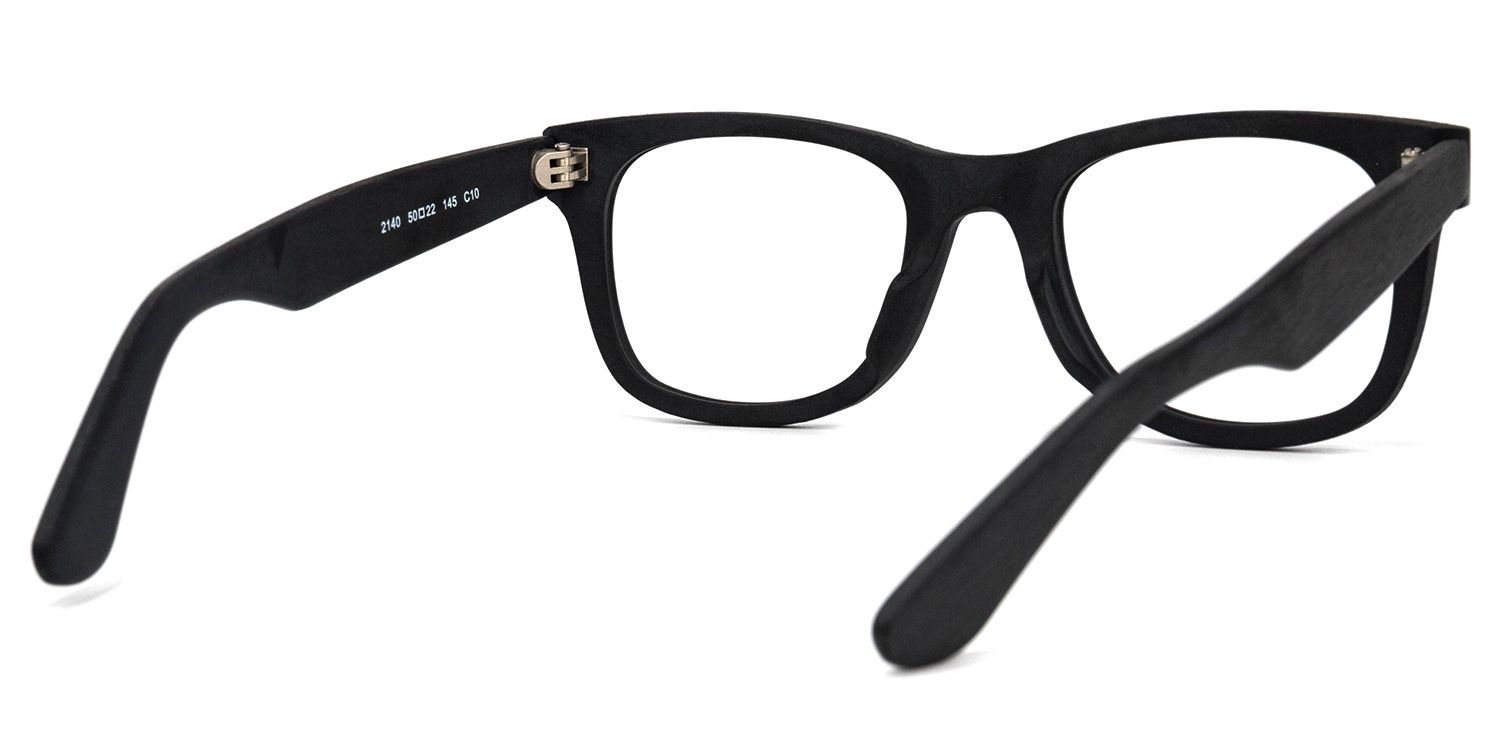 Ernie Square Black Glasses | ZEELOOL Canada4
