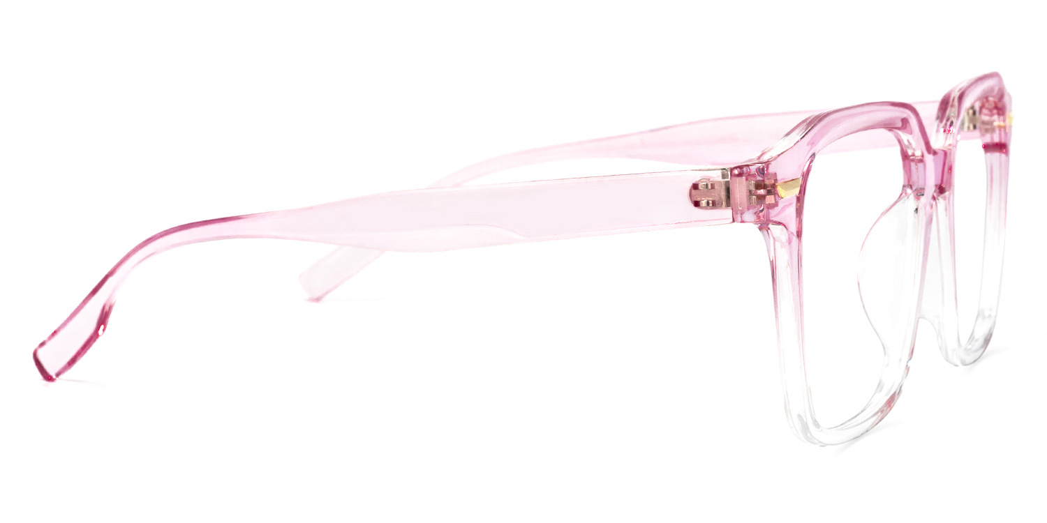 Rivera Square Pink Glasses | ZEELOOL Canada2