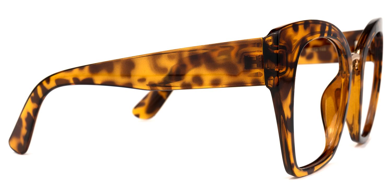 Denis Cat Eye Yellow-Tortoise Frame Glasses | ZEELOOL Canada3