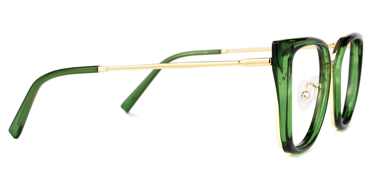 Martine Square Green Glasses | ZEELOOL Canada2