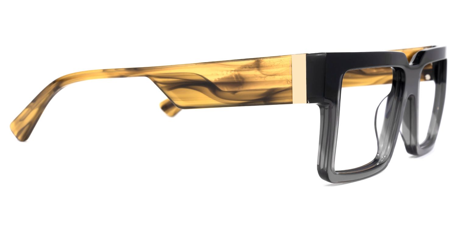 Palacious Square Two-Tone Glasses | ZEELOOL Canada2