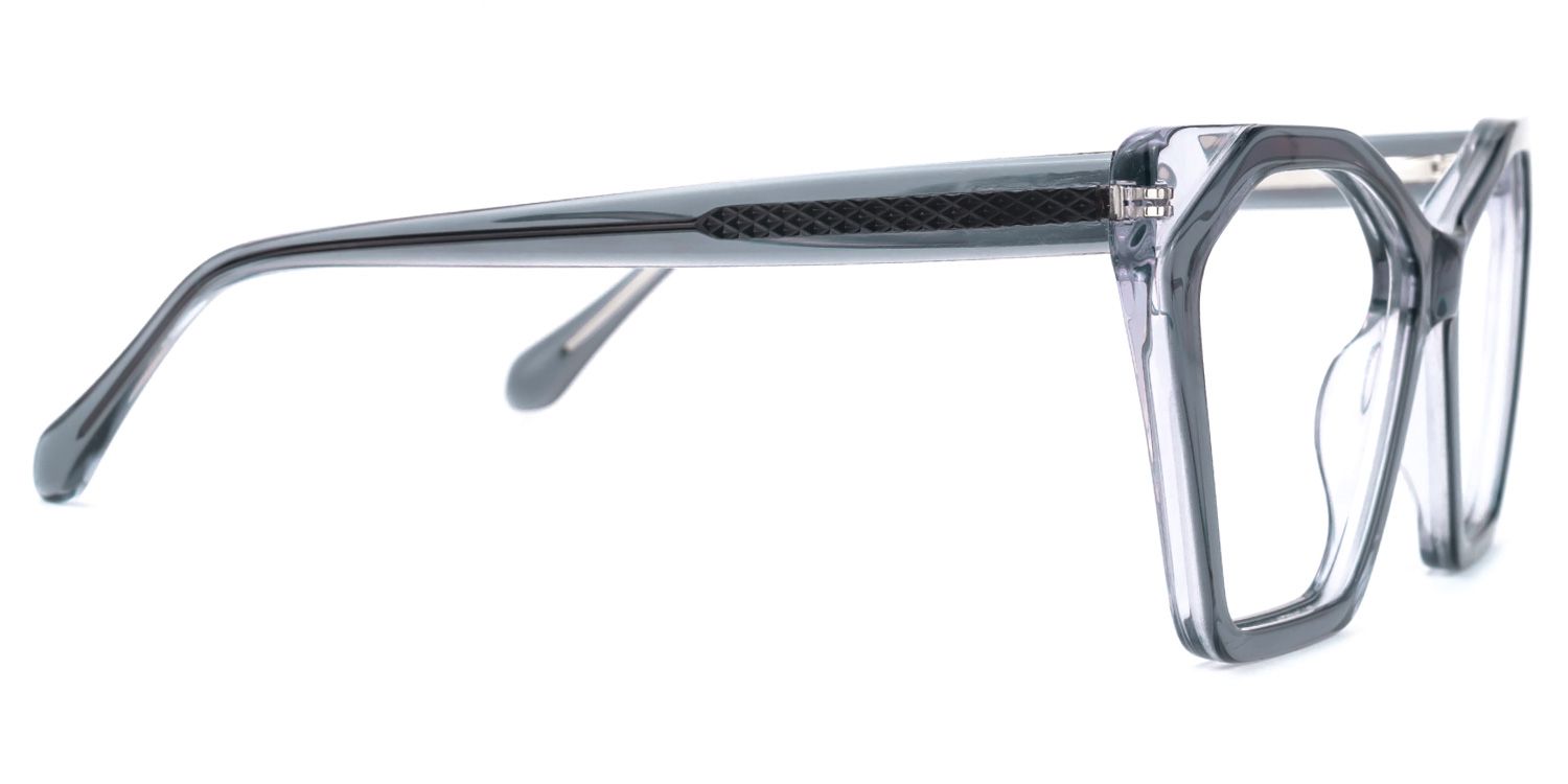 Sprouse Cateye Gray Glasses | ZEELOOL Canada2