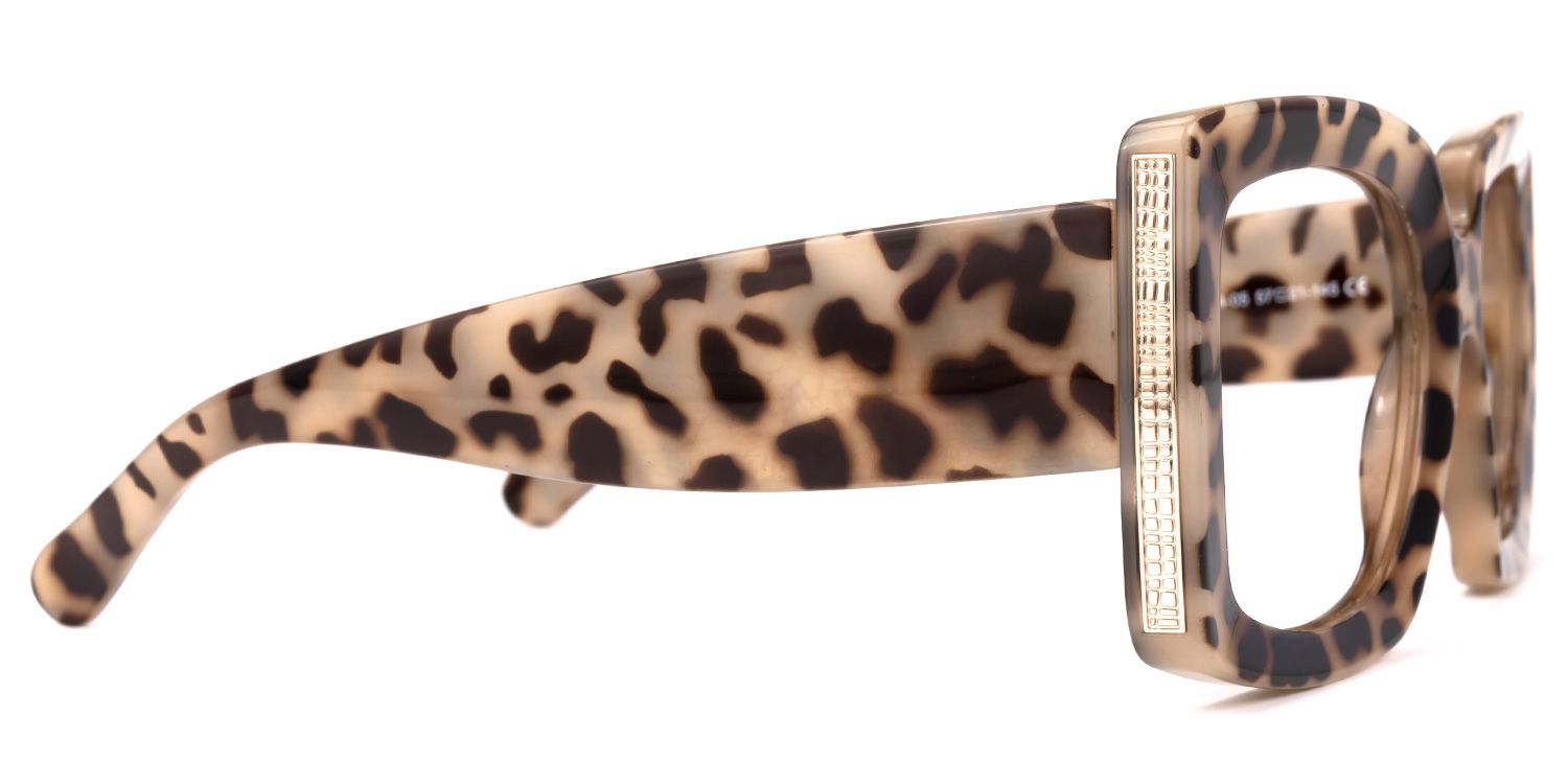 Yael Square Light-Tortoise Glasses | ZEELOOL Canada2