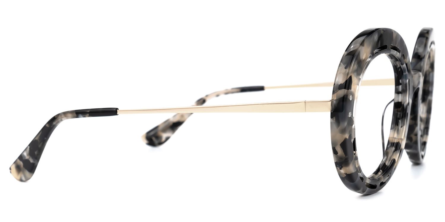 Pastrana Round Marble Glasses | ZEELOOL Canada2