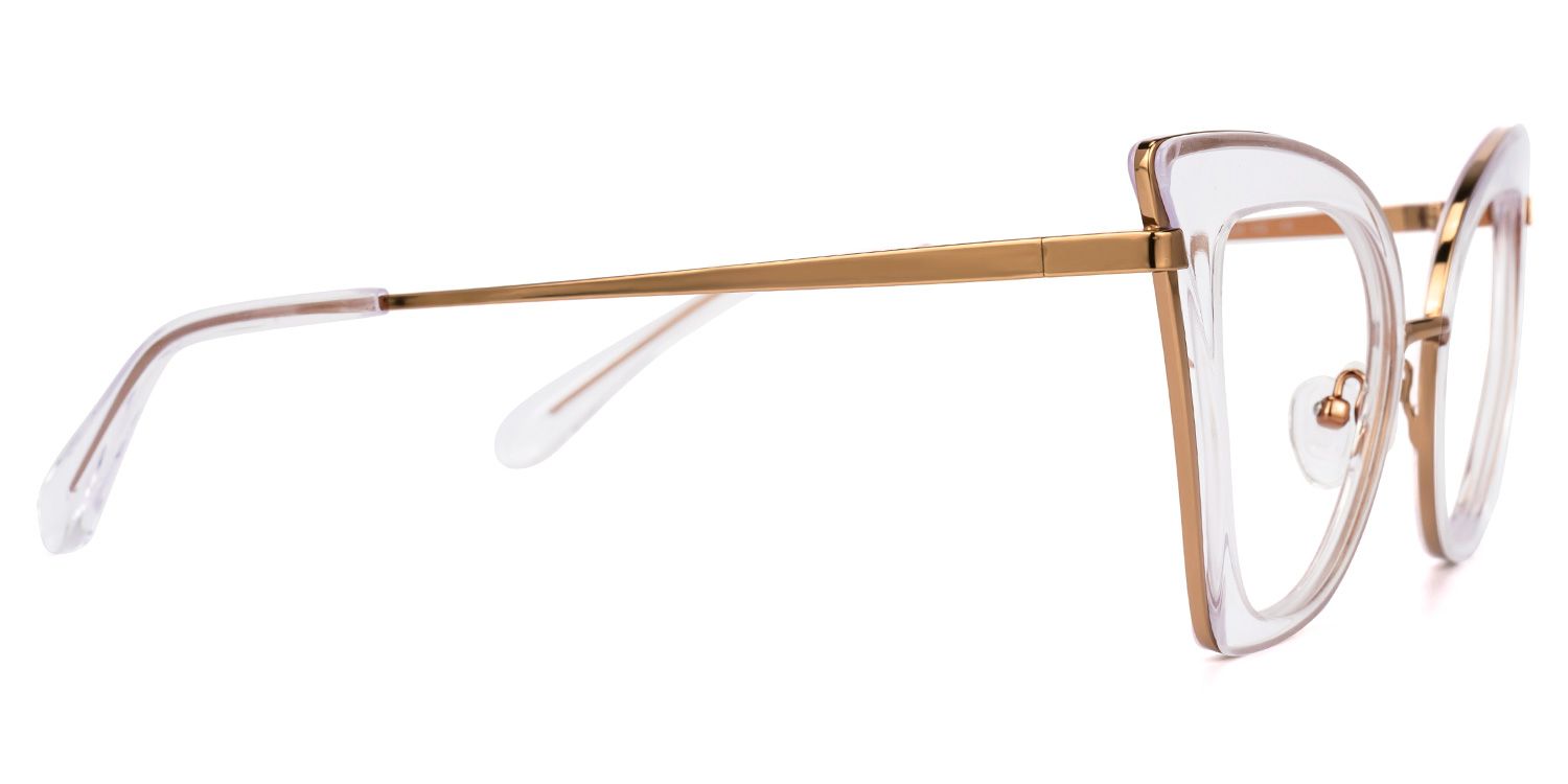 Orinthia Cateye Clear Glasses | ZEELOOL Canada2