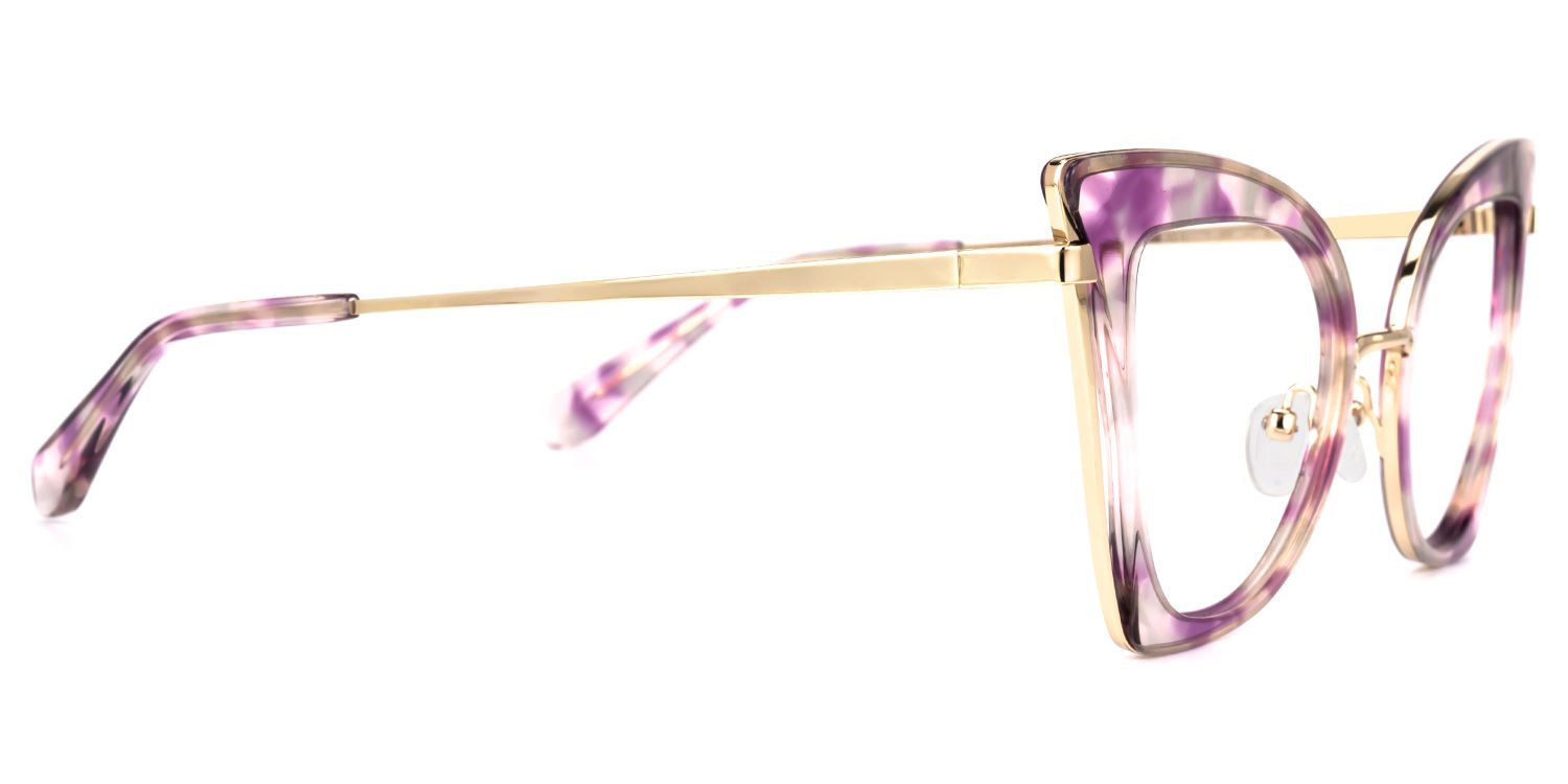 Orinthia Cateye Purple Glasses | ZEELOOL Canada2