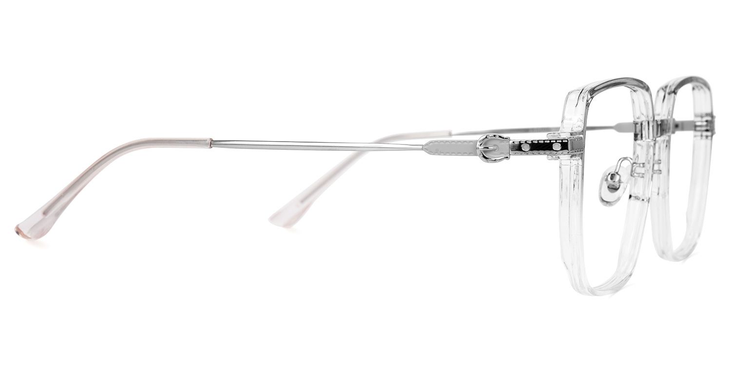 Djibril Square Gray Glasses | ZEELOOL Canada2