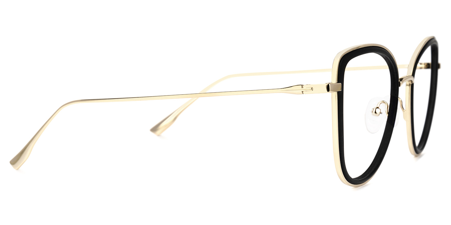 Sahro Round Black Glasses | ZEELOOL Canada2