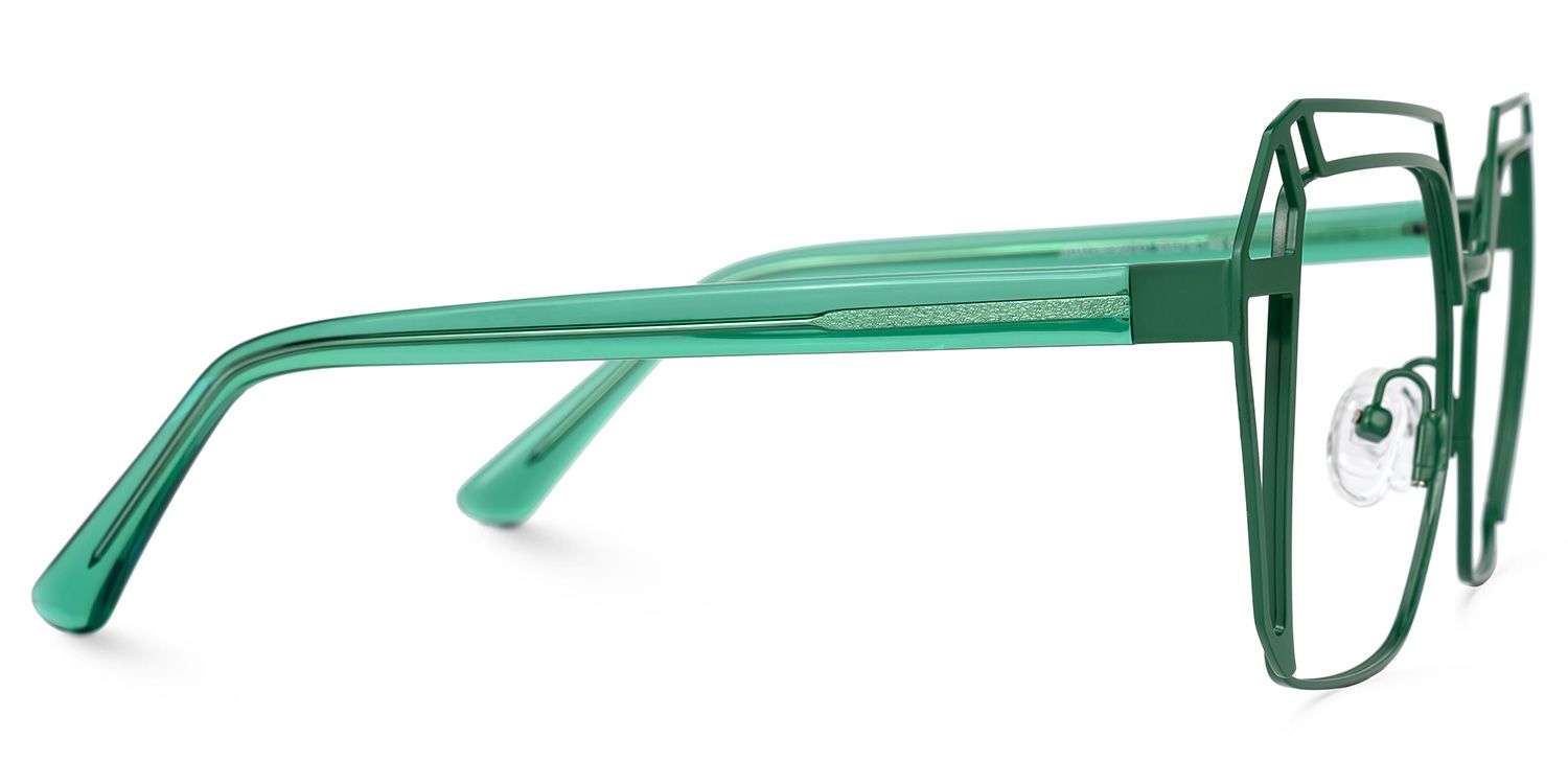 Murray Geometric Green Glasses | ZEELOOL Canada2