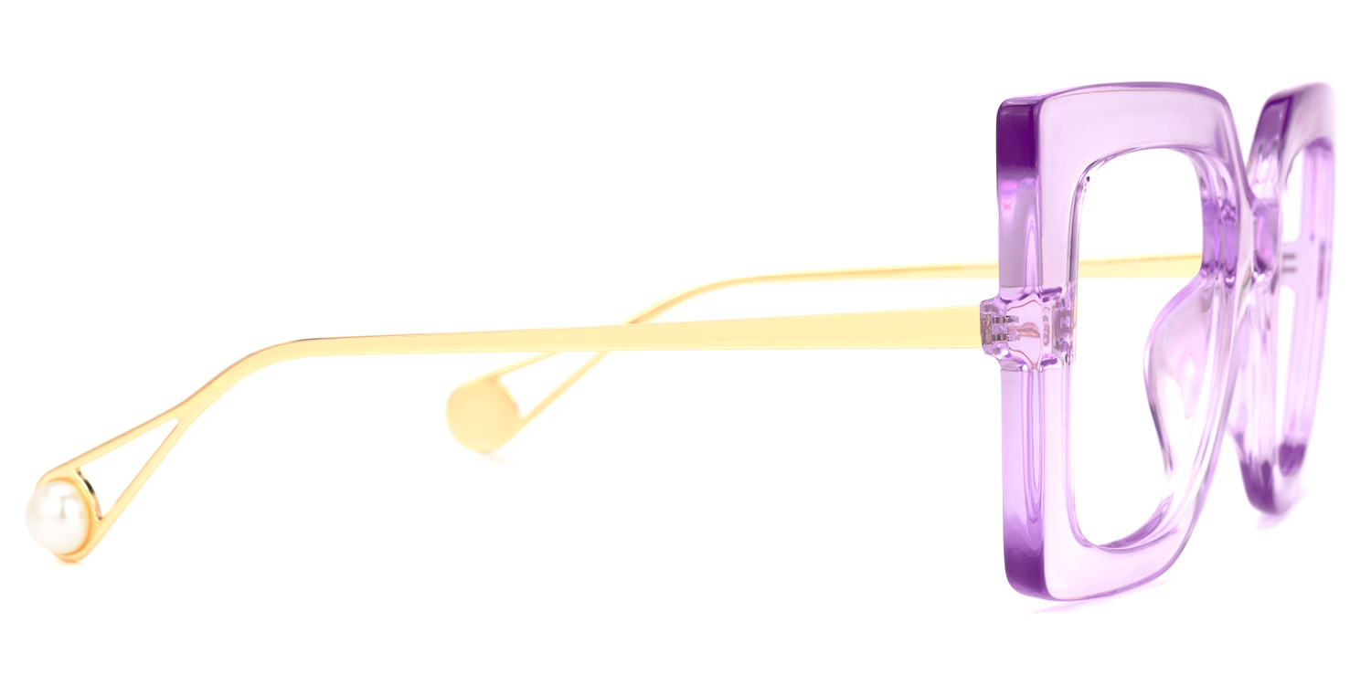 Qatar Square Light-Purple Glasses2