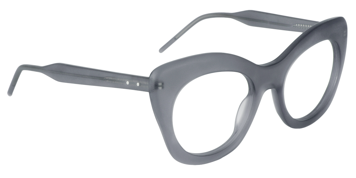 Cat-eye Gray Glasses | ZEELOOL Canada5
