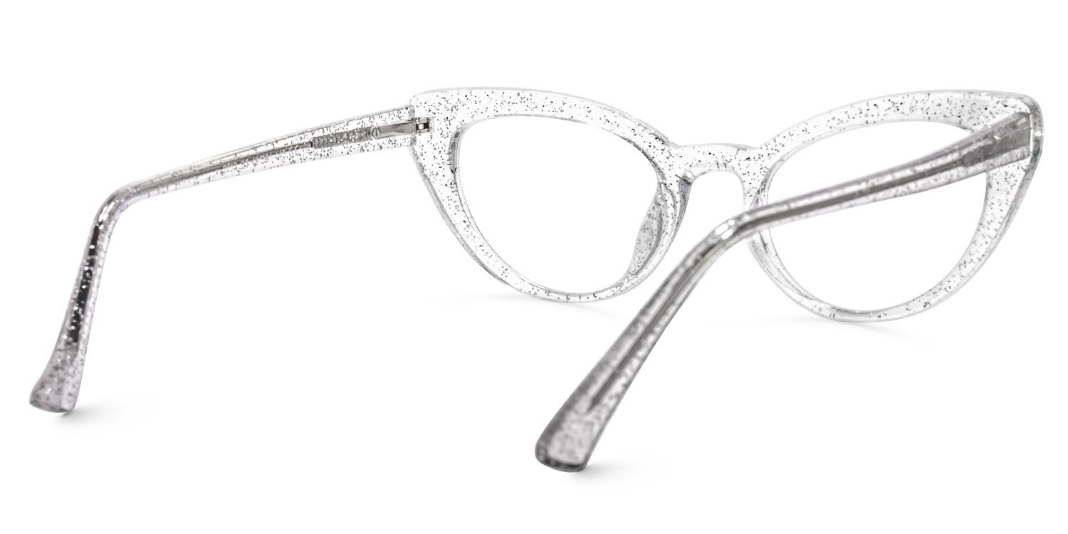 Evans Cateye Clear Glasses | ZEELOOL Canada4
