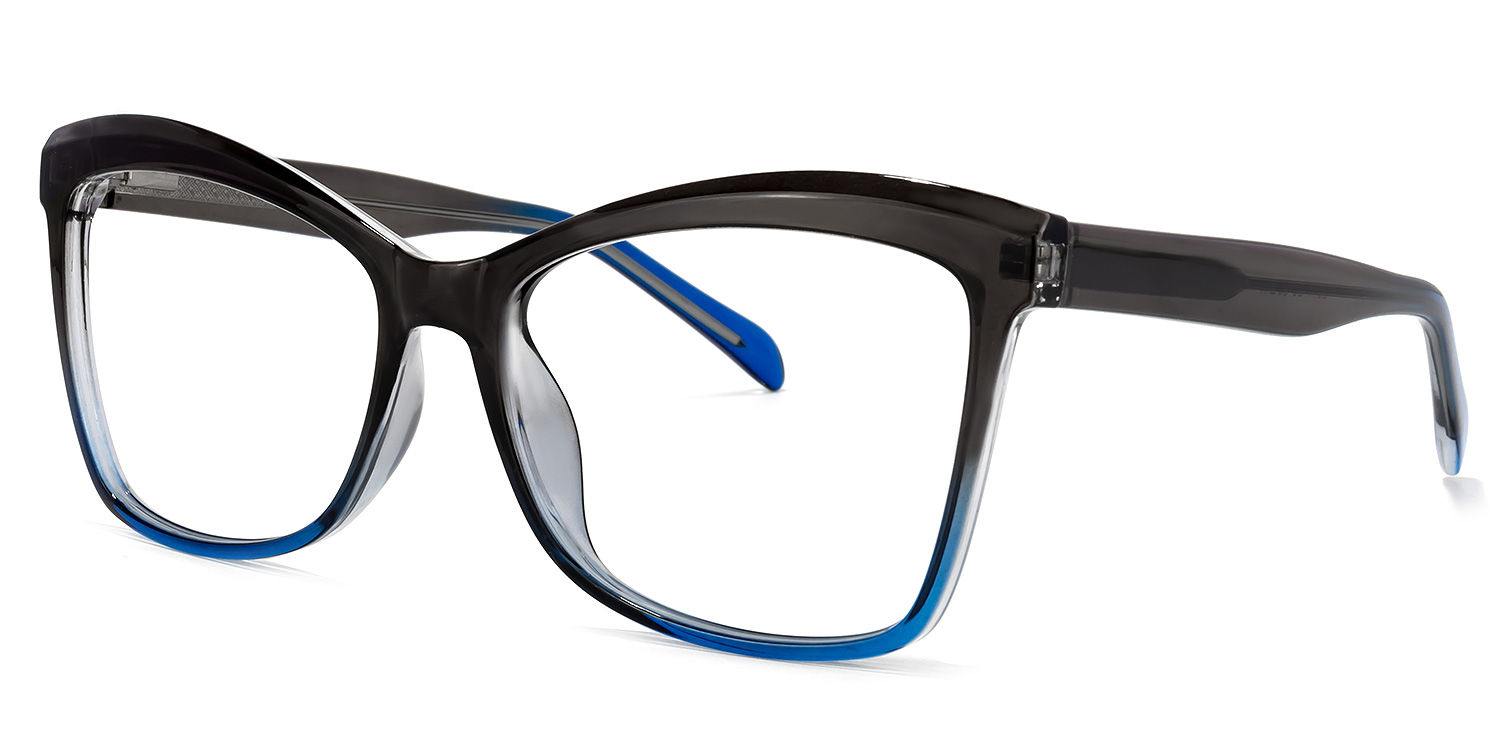 Peter Cateye Dark-Gray Glasses1