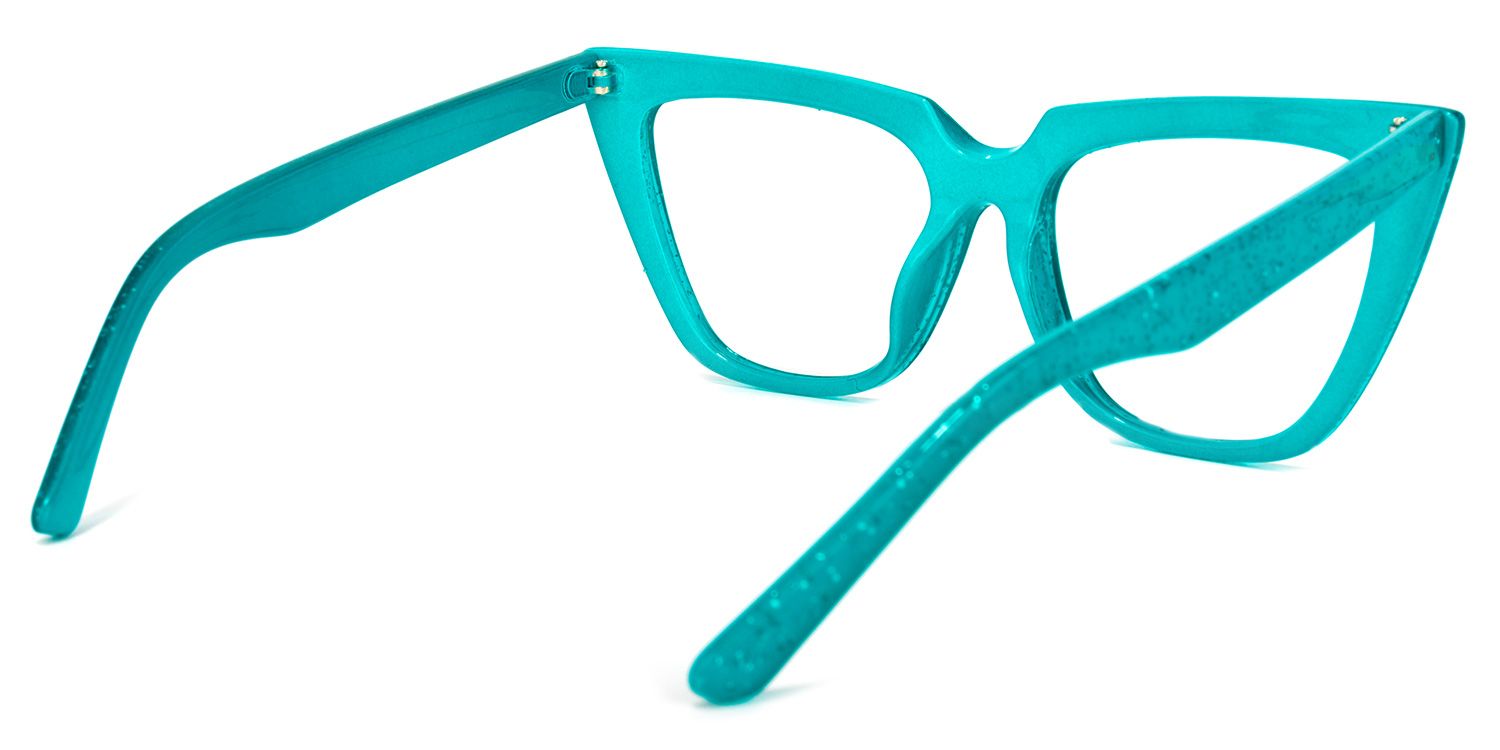 Phillip Cateye Peacock-Green Glasses | ZEELOOL Canada4