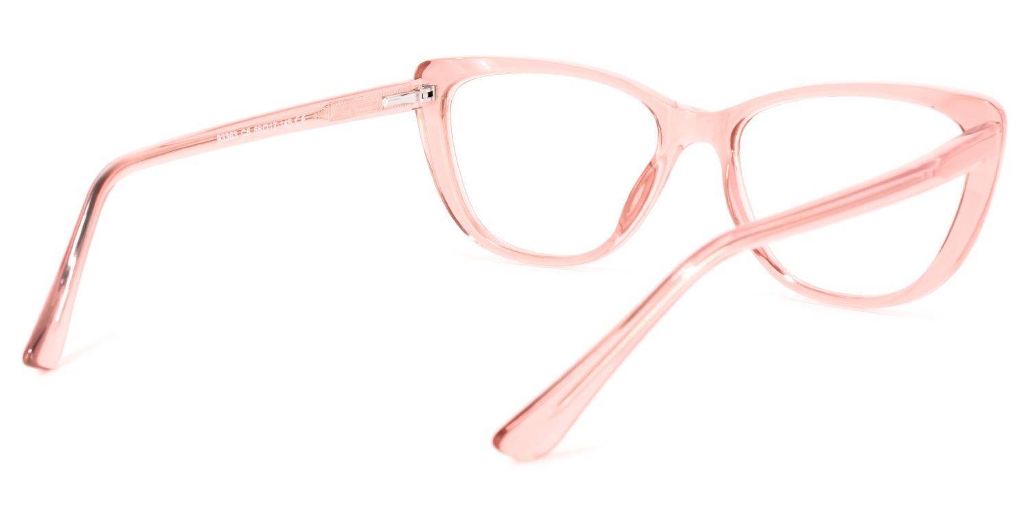 Qamar Cateye Pink Glasses | ZEELOOL Canada4