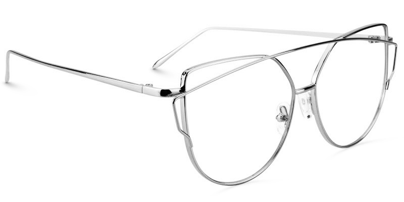 Selina Aviator Silver Glasses2