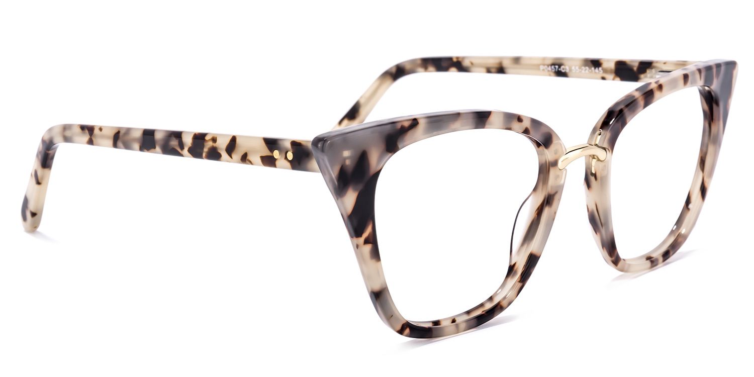 Martha Cat Eye Tortoise Glasses | ZEELOOL Canada2
