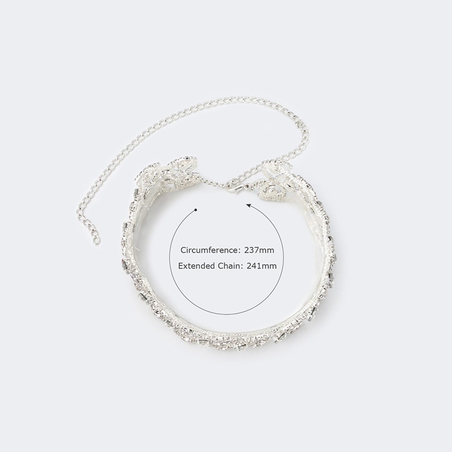 Glaring Occidental Style Silver Necklace | ZEELOOL Canada3