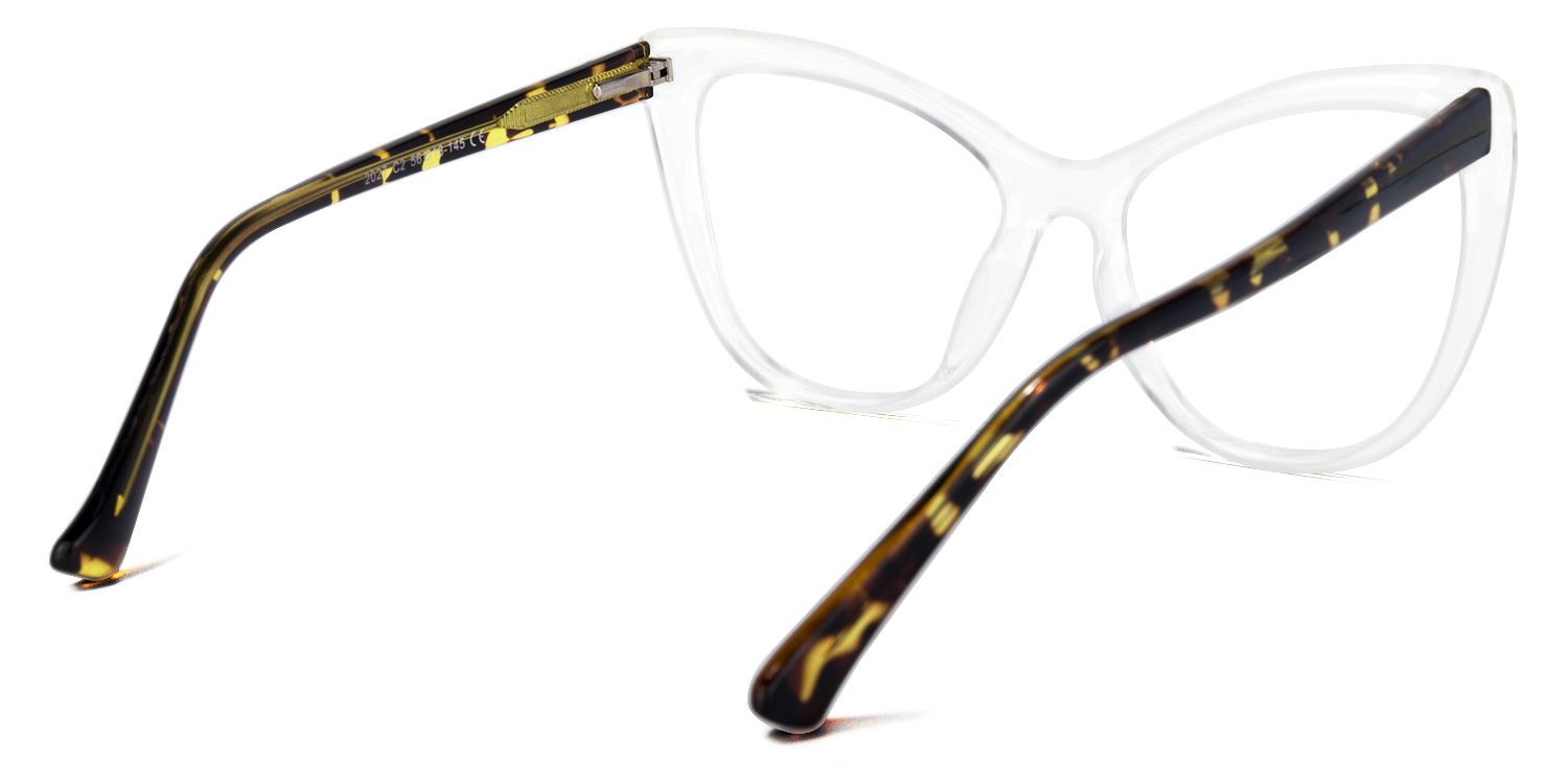 Shelby Cateye Clear Glasses | ZEELOOL Canada4