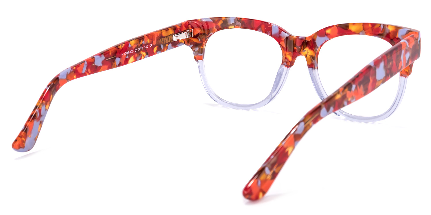 Yessenia Square Purple Glasses | ZEELOOL Canada4