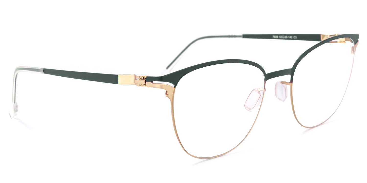Yelena Sqaure Green Glasses | ZEELOOL Canada2