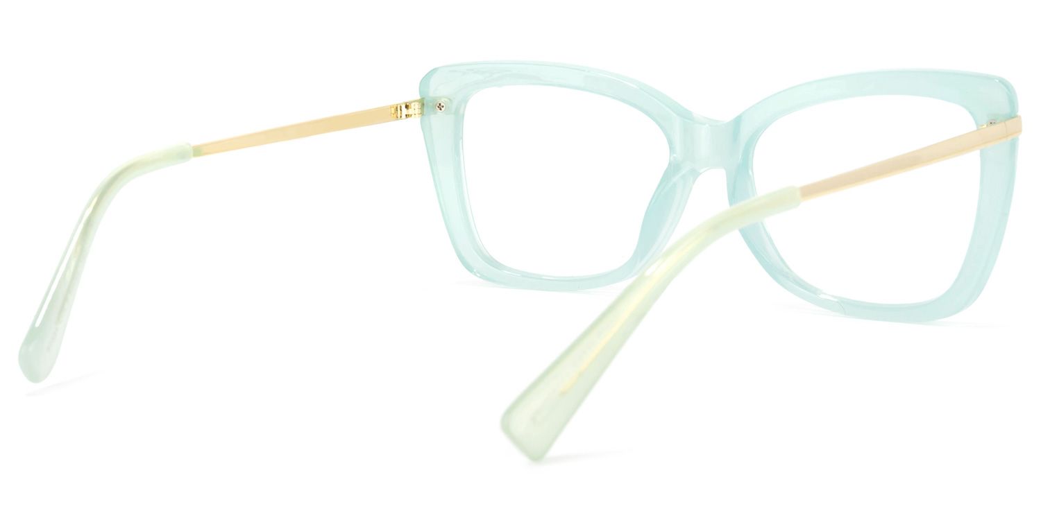 Yulia Cateye Green Glasses | ZEELOOL Canada4