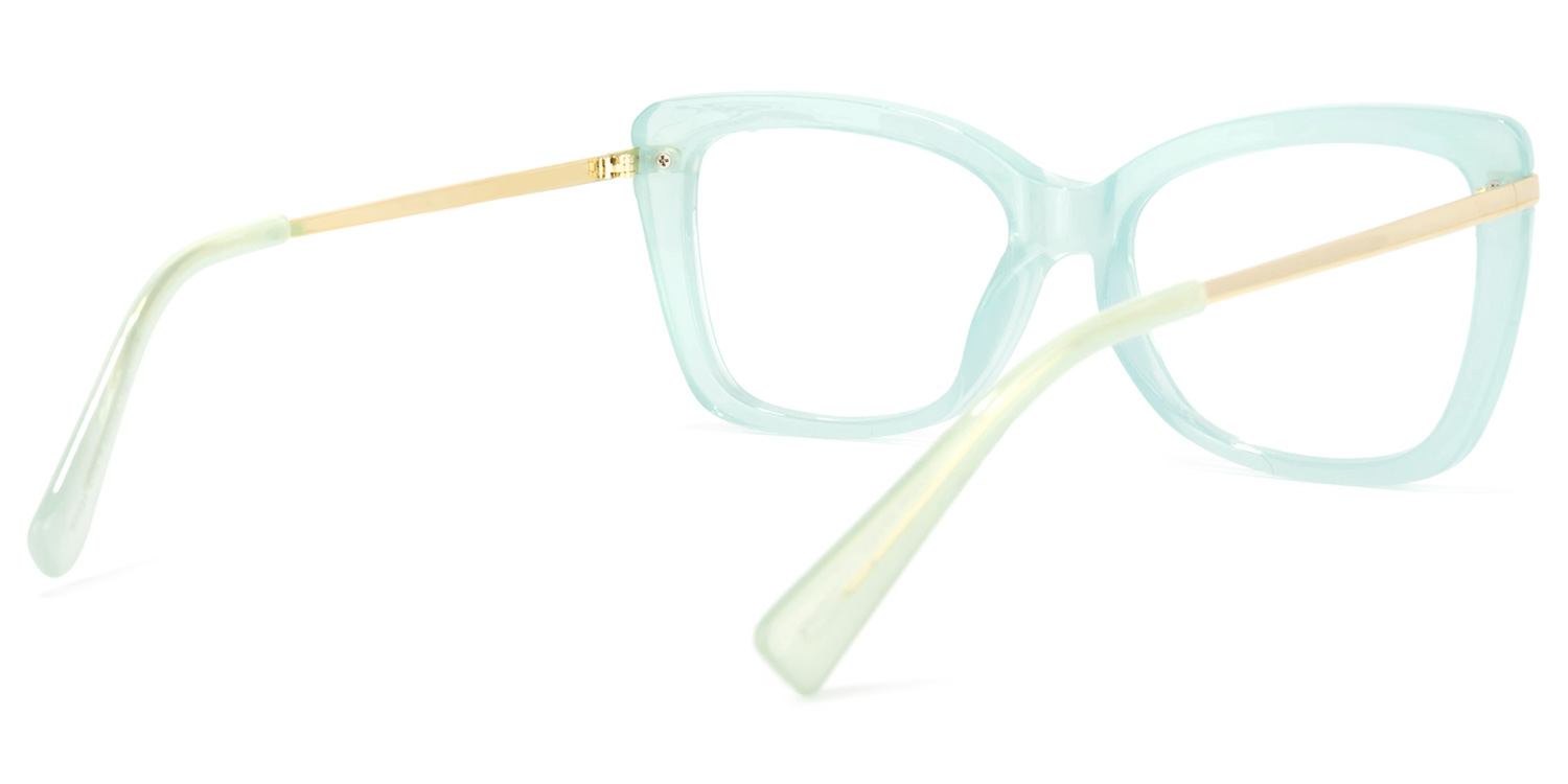Yulia Cateye Green Glasses | ZEELOOL Canada4