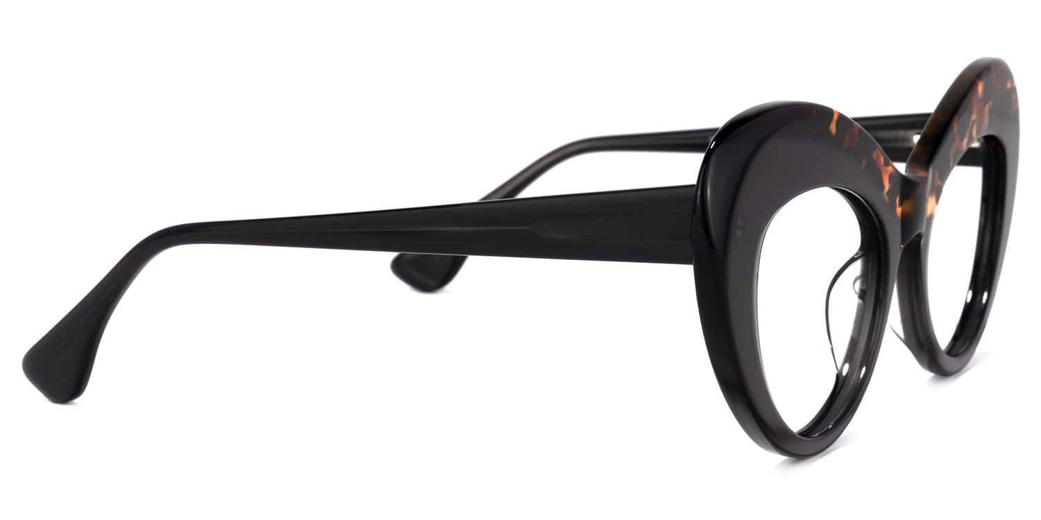 Bellamy Cateye Black-Tortoise Glasses | ZEELOOL Canada2