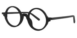 Aloysius Round Black Glasses3