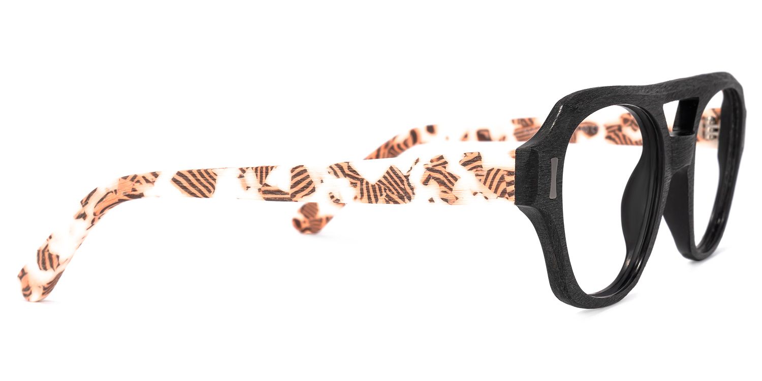 Cordero Round Black Glasses | ZEELOOL Canada3