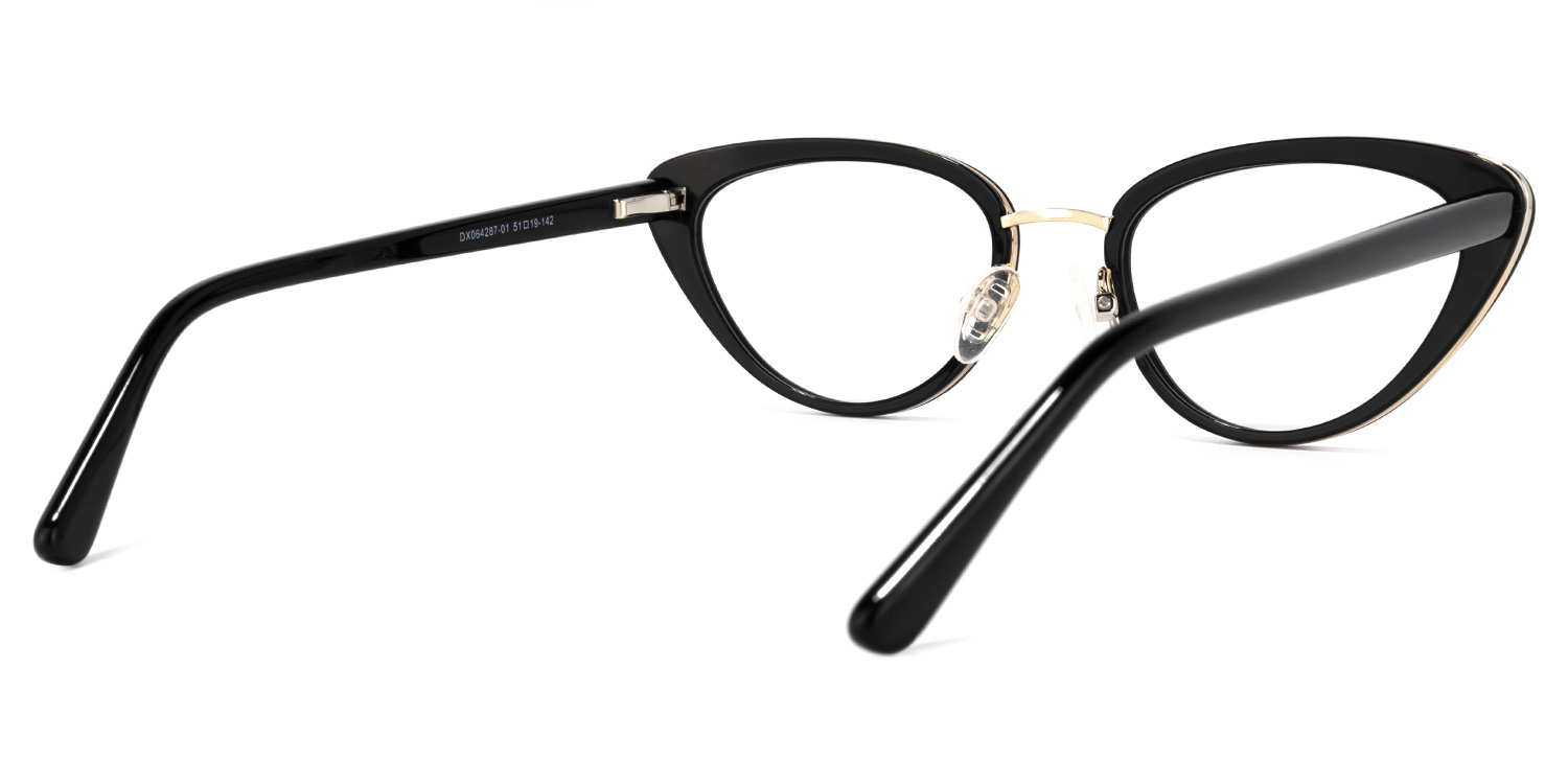 Cosme Cateye Black Glasses4