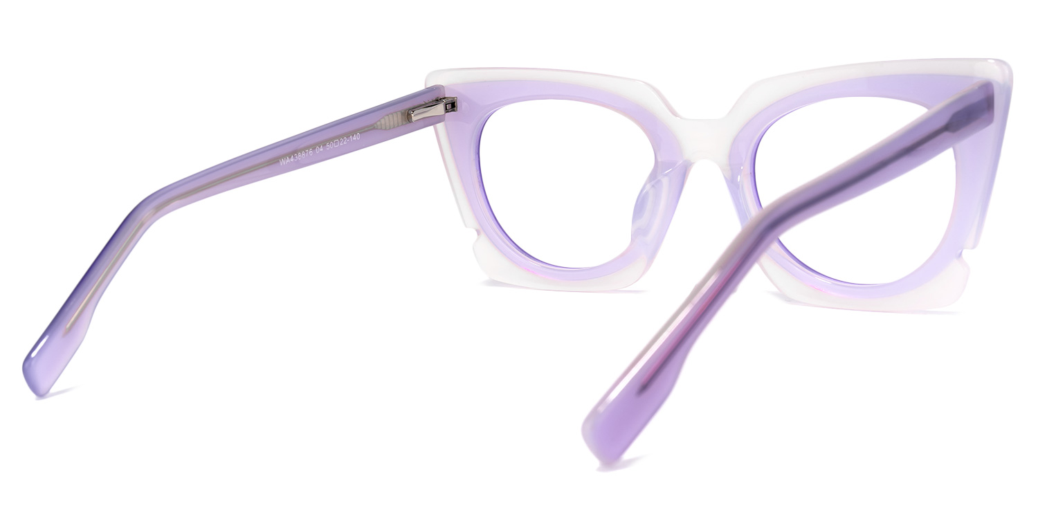 Wingate Cateye Purple Glasses | ZEELOOL Canada4