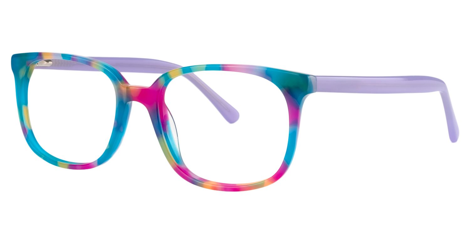 Rectangle Blue Glasses | ZEELOOL Canada3