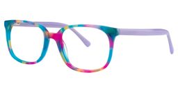 Angell Blue Rectangle Glasses3