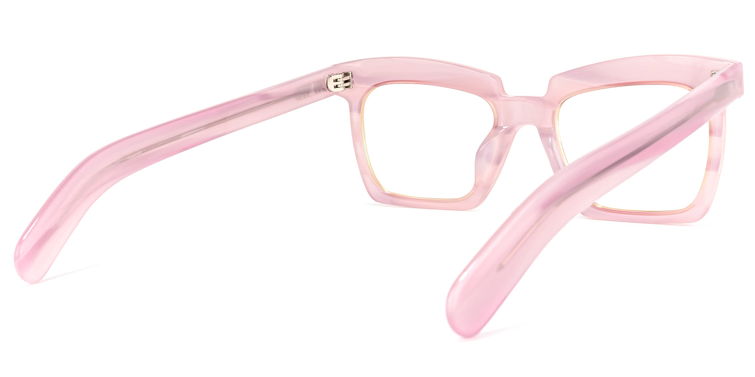 Corrales Square Pink Glasses | ZEELOOL Canada4